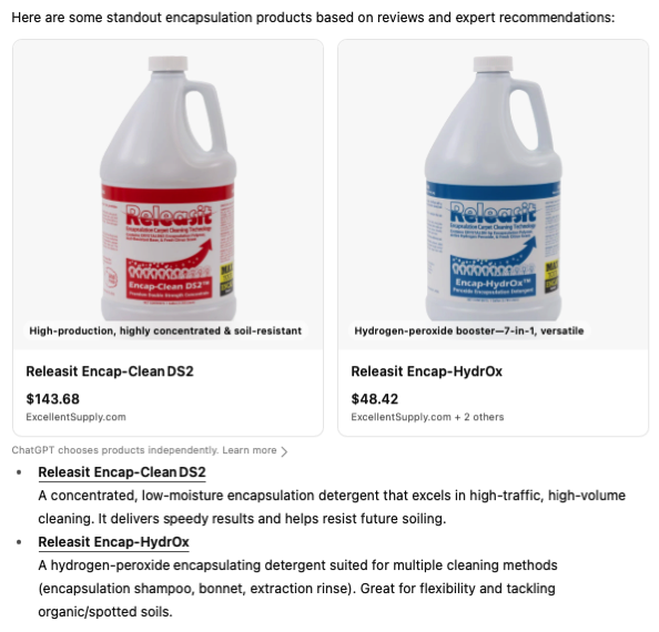 Releasit Chat GPT Recommendation.png